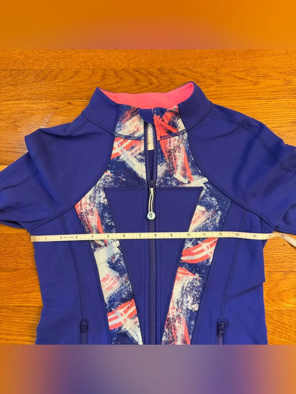 Ivivva (Lululemon) Fitted Activewear Define Style Jacket Dark Blue/Indigo SZ 14